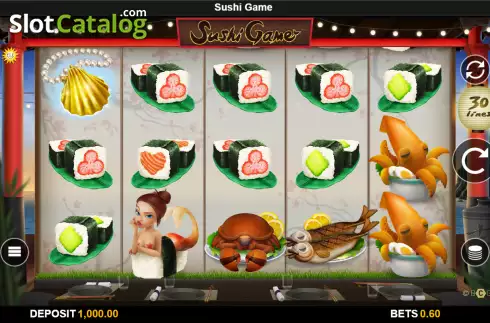 Bildschirm2. Sushi Game slot