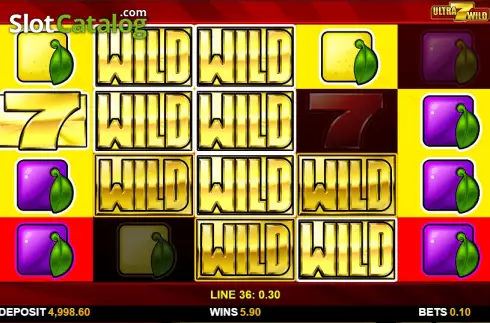 Win Screen 4. Ultra 7 Wild slot