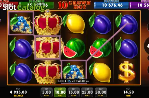 Скрін3. 10 Crown Hot слот