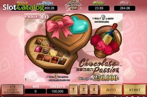 Game Screen 1. Chocolate Passion slot
