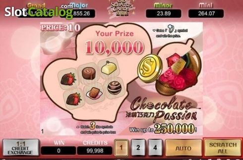 Game Screen 2. Chocolate Passion slot