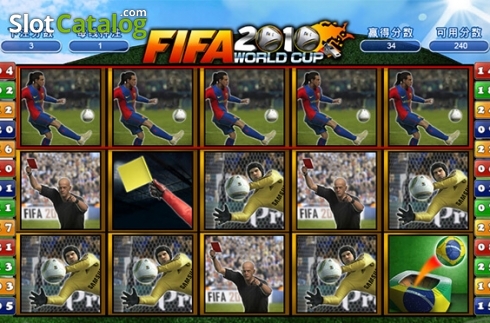画面2. FIFA 2010 カジノスロット