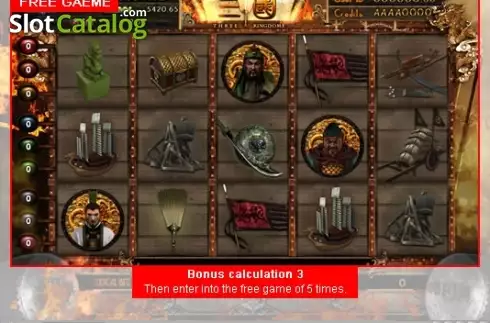 Skärmdump3. Dynasty Warlord slot