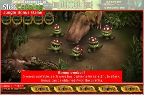 Bonus Game. Prehistoric Jungle (esball) slot