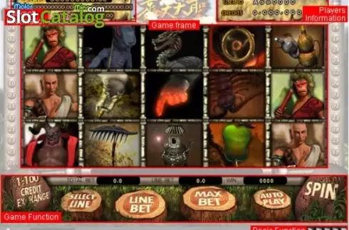 Reel Screen. Monkey King (esball) slot