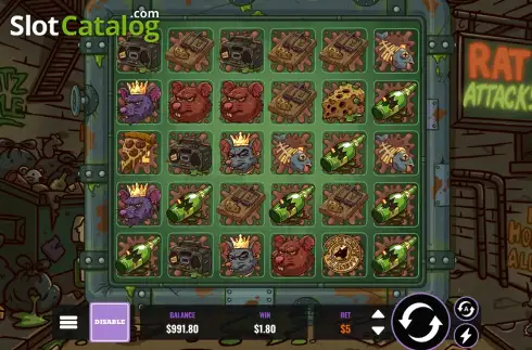 Skärmdump3. Rat Attack slot