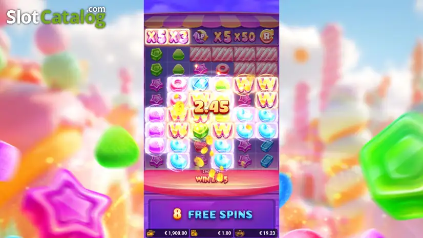Candy Super Free Spins Gameplay Candy Super Tumble Slot