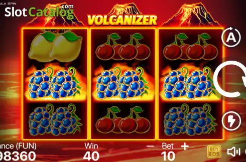 画面3. Volcanizer カジノスロット