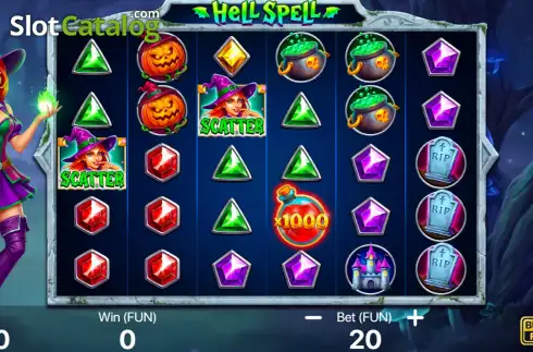 Schermo2. Hell Spell slot