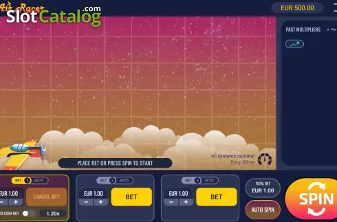 Game Screen 1. Air Racer slot