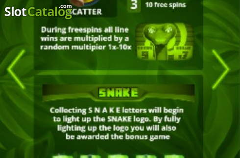 Features 2. Snake (G.Games) slot