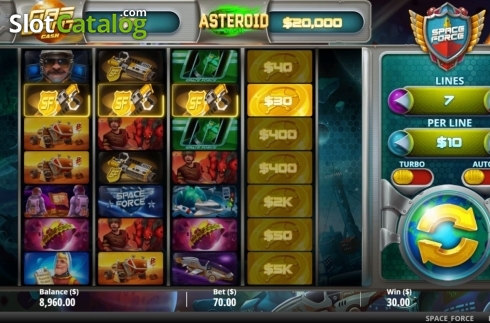 Win Screen 1. Space Force slot