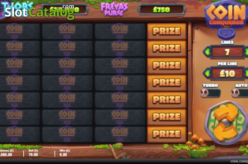Game Screen 1. Coin Conqueror slot