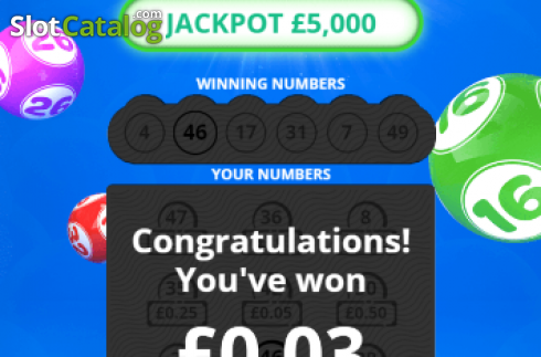 Skärmdump2. Lotto Bronze slot