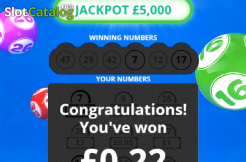 Skärmdump3. Lotto Bronze slot
