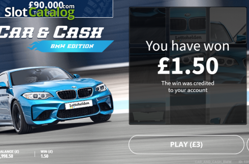 画面3. Car & Cash - BMW カジノスロット