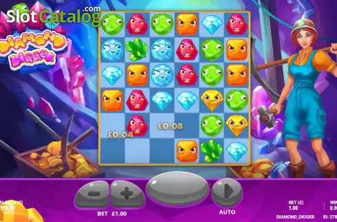 Captura de tela3. Diamond Digger (G.Games) slot