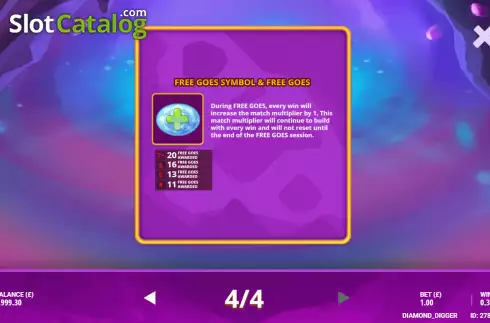 Captura de tela6. Diamond Digger (G.Games) slot