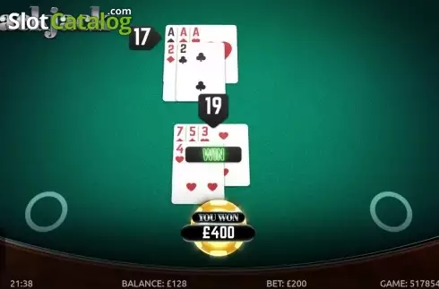 画面4. Blackjack (G.Games) カジノスロット