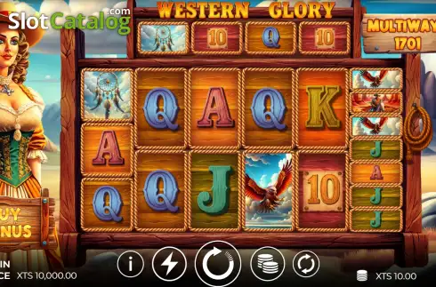 画面2. Western Glory カジノスロット