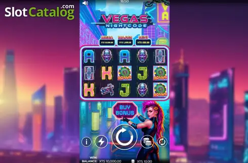 Pantalla2. Vegas Nightcode Tragamonedas 