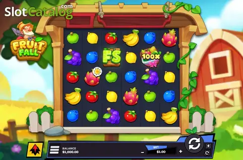 Ecran2. Fruit Fall (Hyper Play) slot