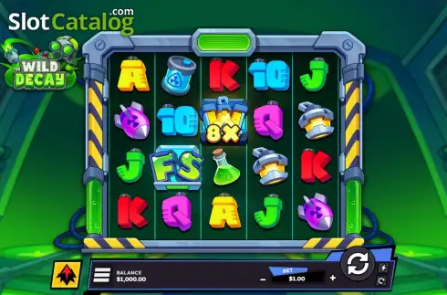 Schermo2. Wild Decay slot
