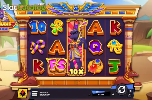 Écran2. Anubis Rage Machine à sous