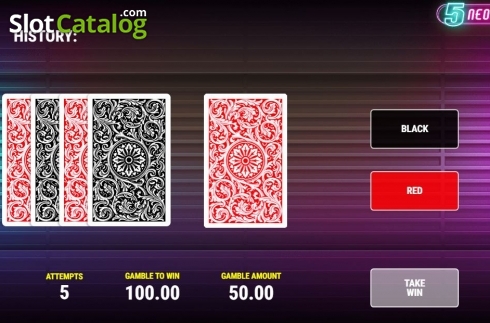 Gamble. 5 Neon Hot slot