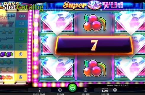 Wild win screen 3. Super Diamond Wild slot