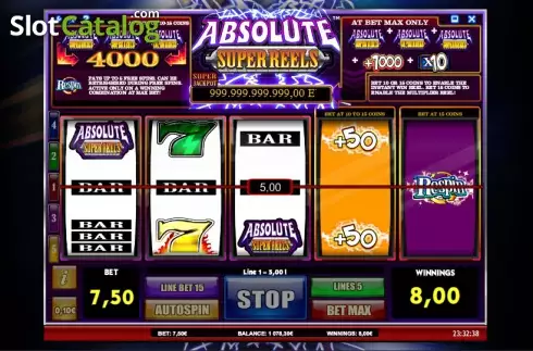 Respin. Absolute Super Reels slot