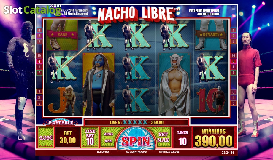 Try The No Download Nacho Libre Slots Today