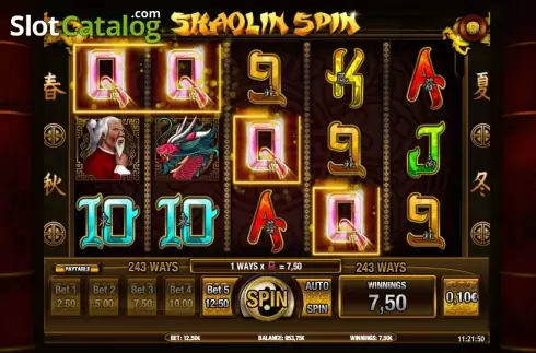 Win. Shaolin Spin slot