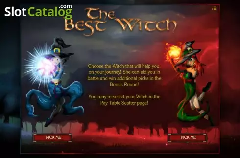 Escolher. The Best Witch slot