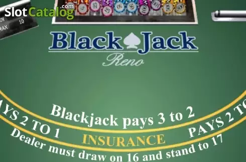 Blackjack Reno (iSoftBet) Логотип