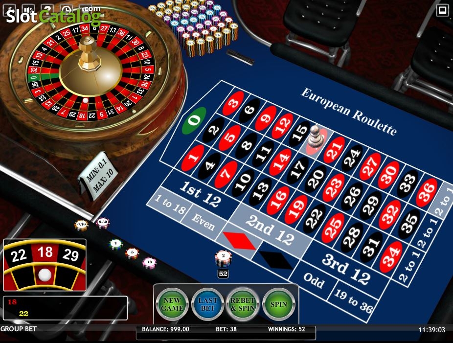 play european roulette online for money