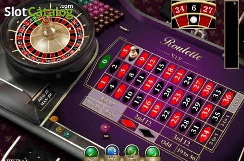画面3. Roulette VIP (iSoftBet) カジノスロット