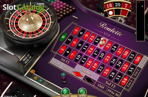Game Screen. Roulette VIP (iSoftBet) slot