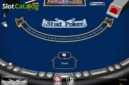 Game Screen. Stud Poker (iSoftBet) slot