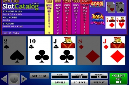 Écran4. Texas Hold'em Joker Poker (iSoftBet) Machine à sous