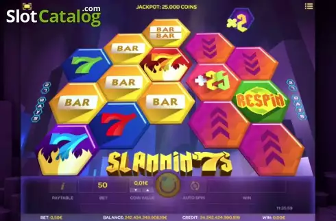 レスピン. Slammin' 7s (スラミン・セブンズ) カジノスロット