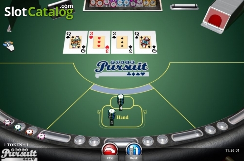 Skärmdump3. Poker Pursuit (iSoftBet) slot