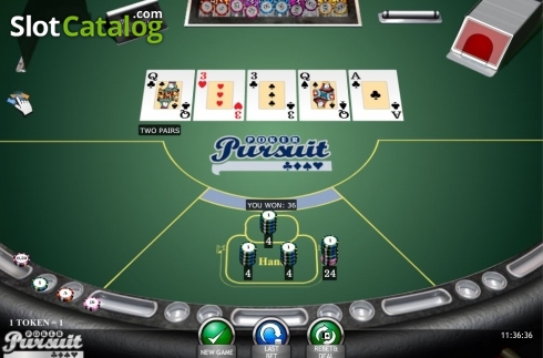 Skärmdump4. Poker Pursuit (iSoftBet) slot