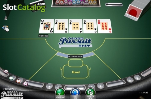 Game Screen. Poker Pursuit (iSoftBet) slot
