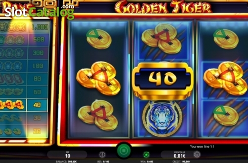 Win Screen 3. Golden Tiger slot