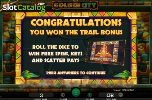 Bonus Game 1. The Golden City (iSoftBet) slot