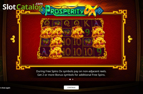 Bildschirm2. Prosperity Ox slot