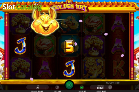 Win Screen 3. The Golden Rat (iSoftBet) slot