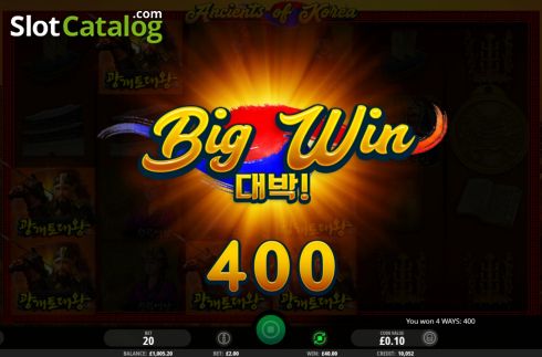 Big Win 2. Ancients of Korea slot