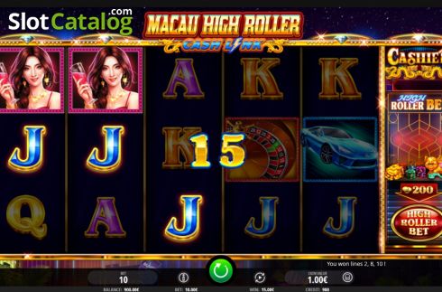 Bildschirm3. Macau High Roller slot